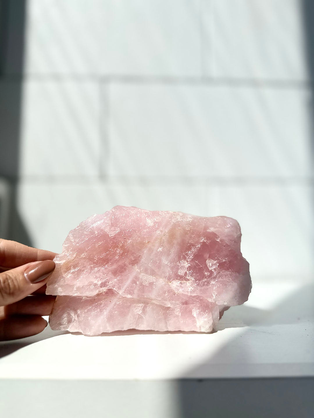 Raw Rose Quartz