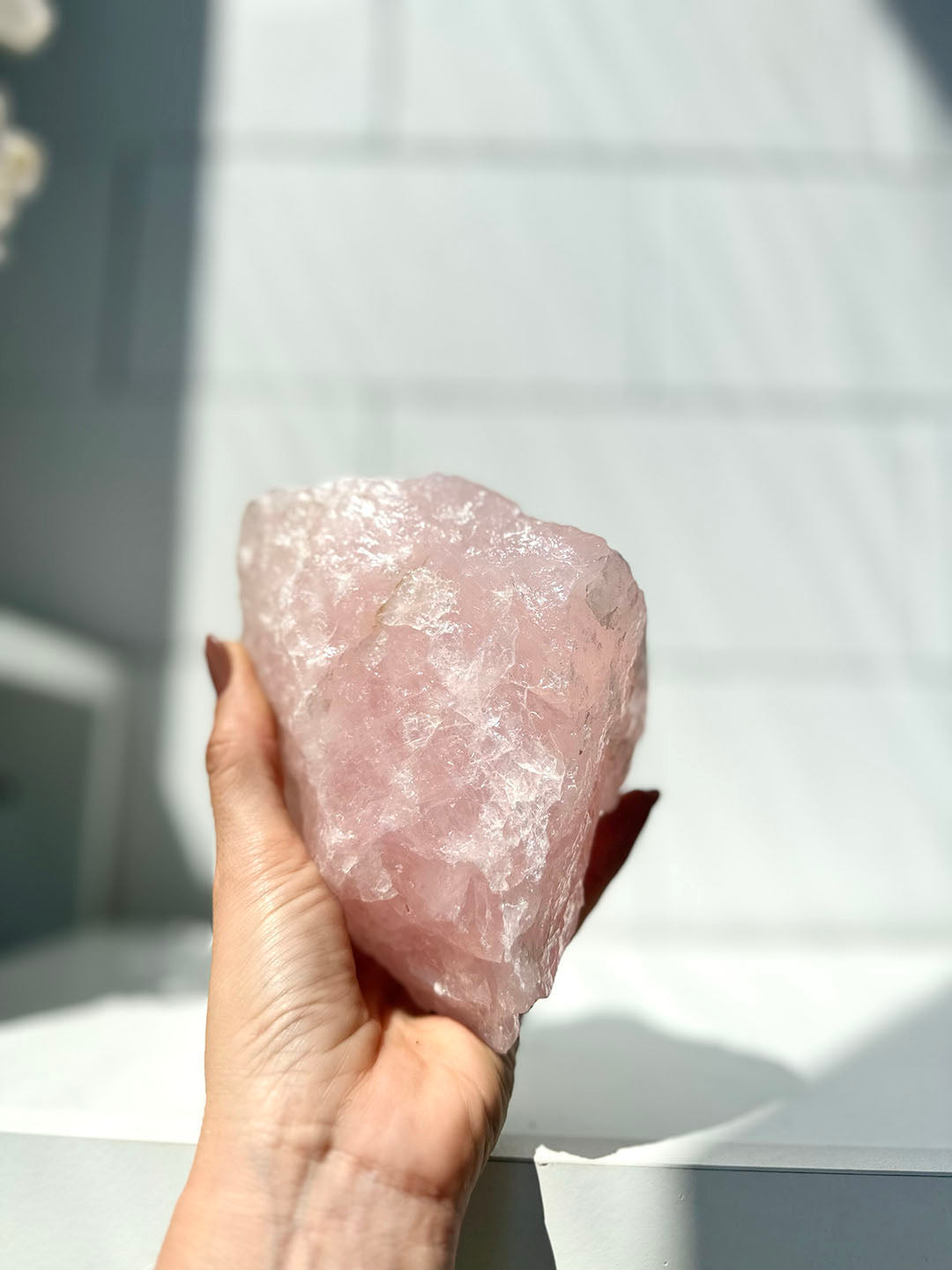 Raw Rose Quartz