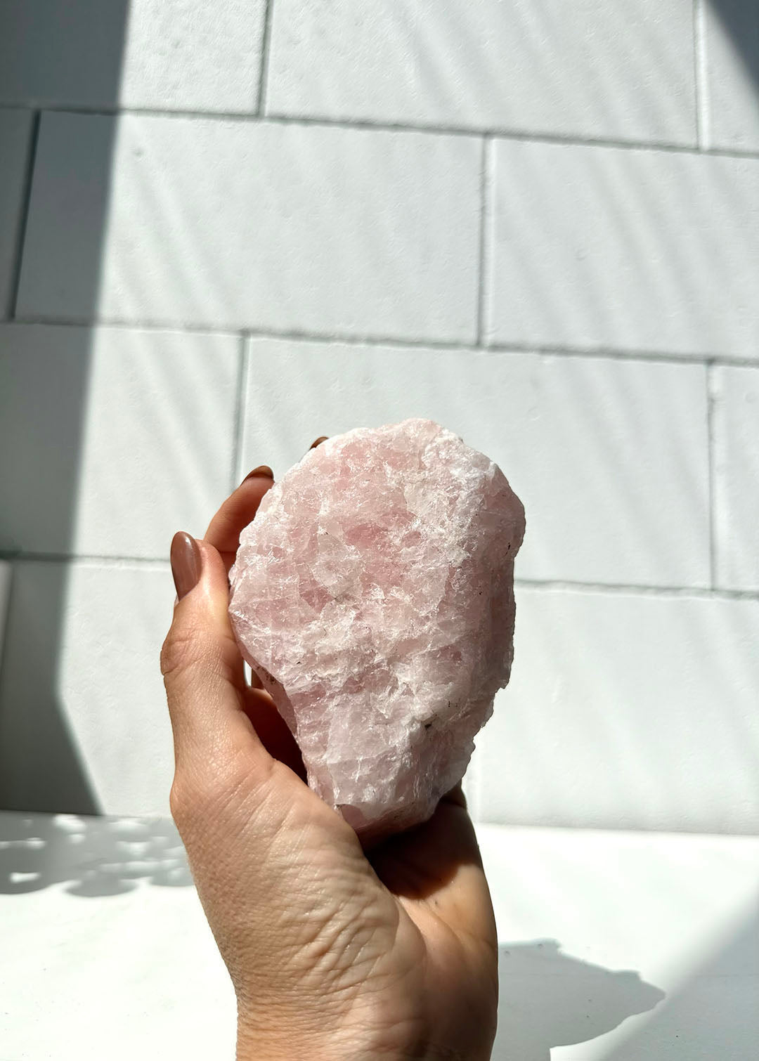 Raw Rose Quartz