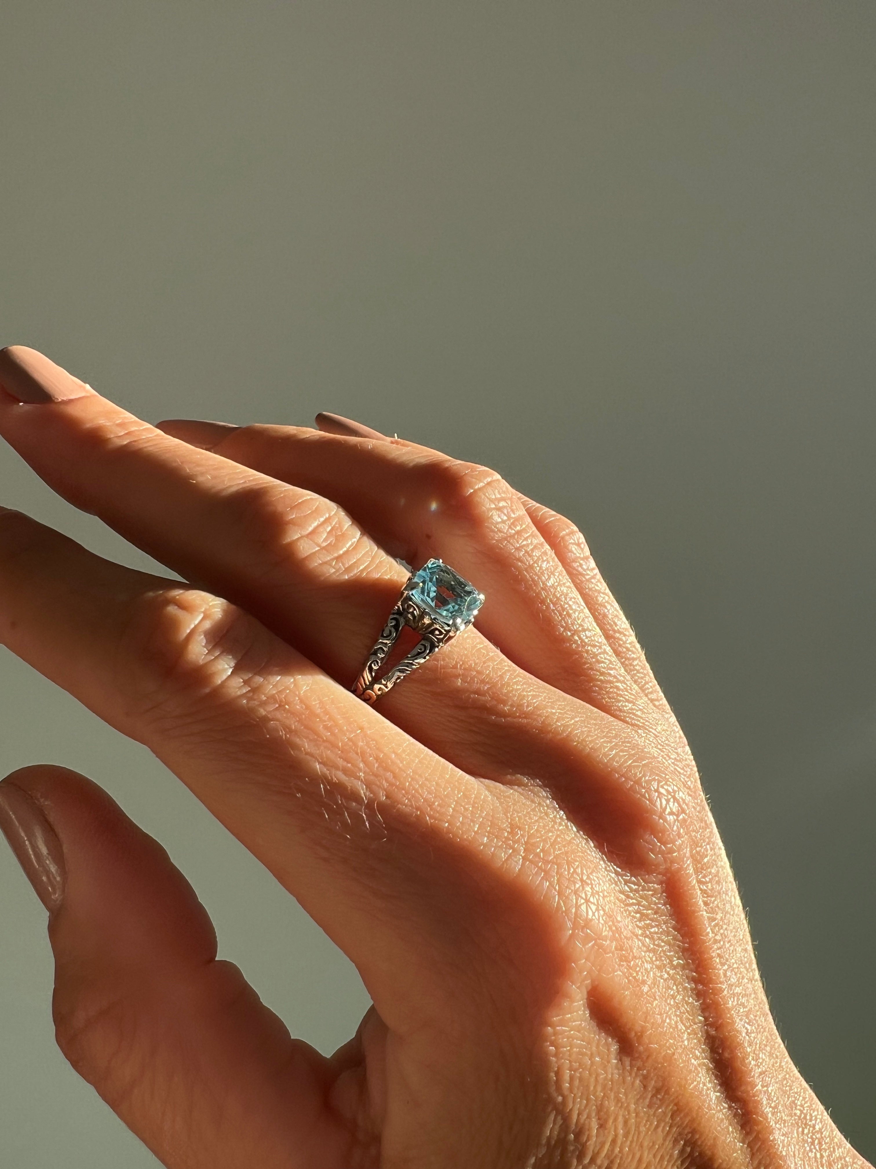 Topaz Ring – Energy of Clarity & Calm