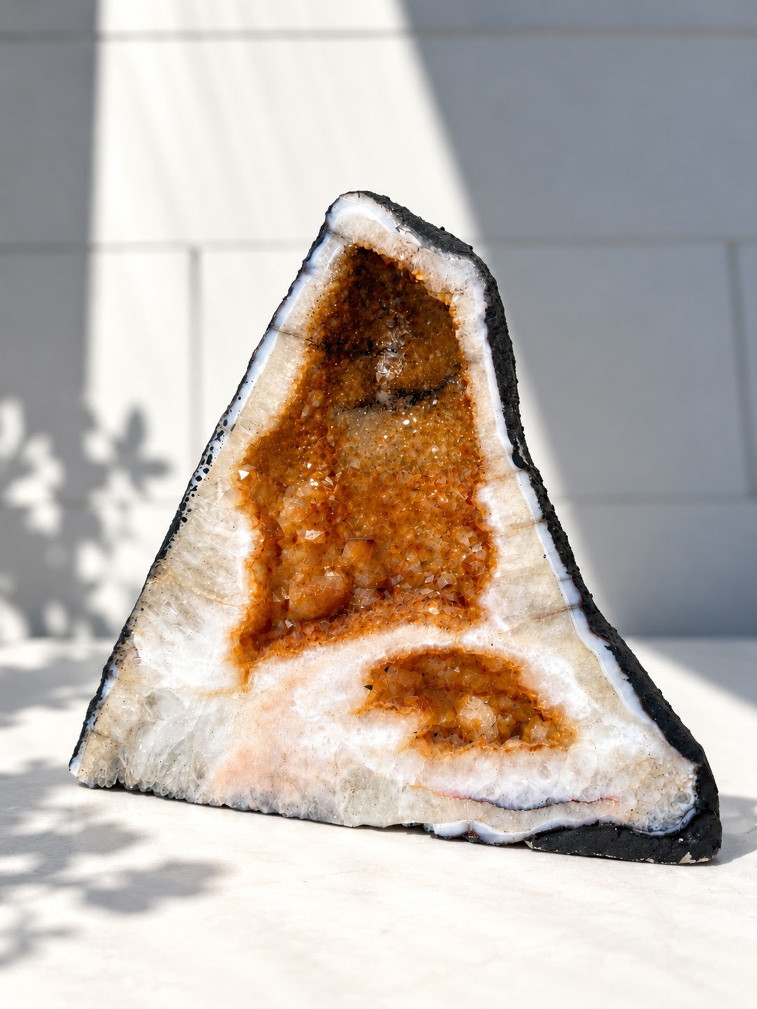 Citrine Geode cathedral, 28cm high