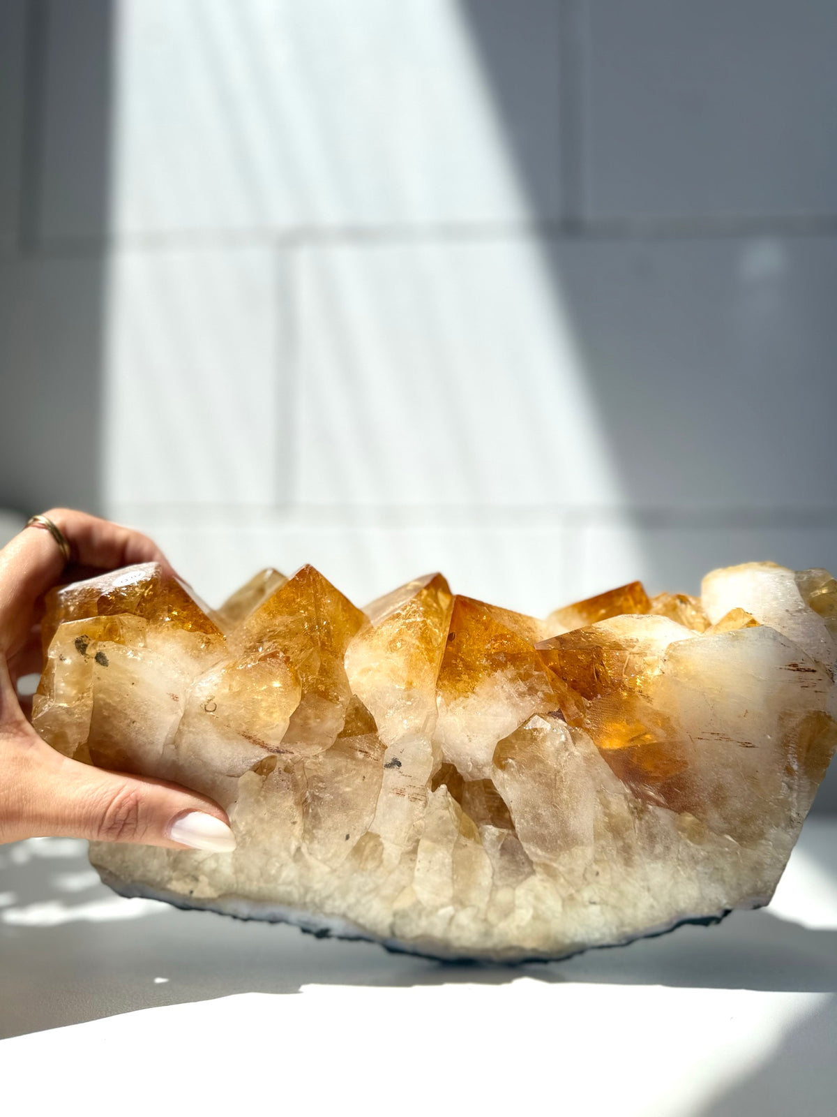 Large Citrine Cluster