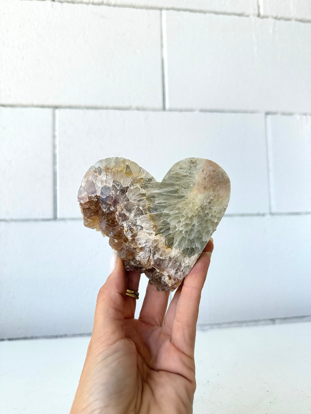 Pink Amethyst Heart