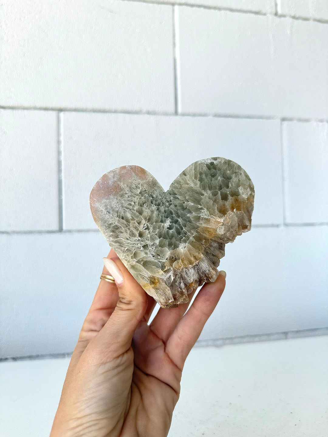 Pink Amethyst Heart
