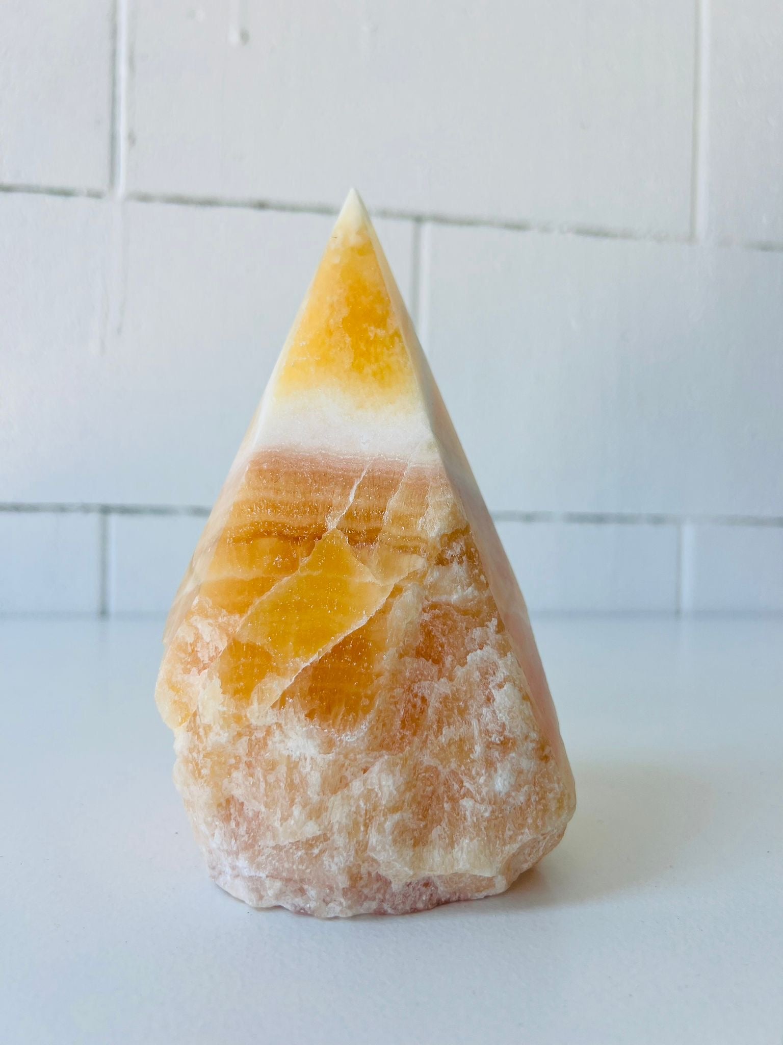 Orange Calcite Point