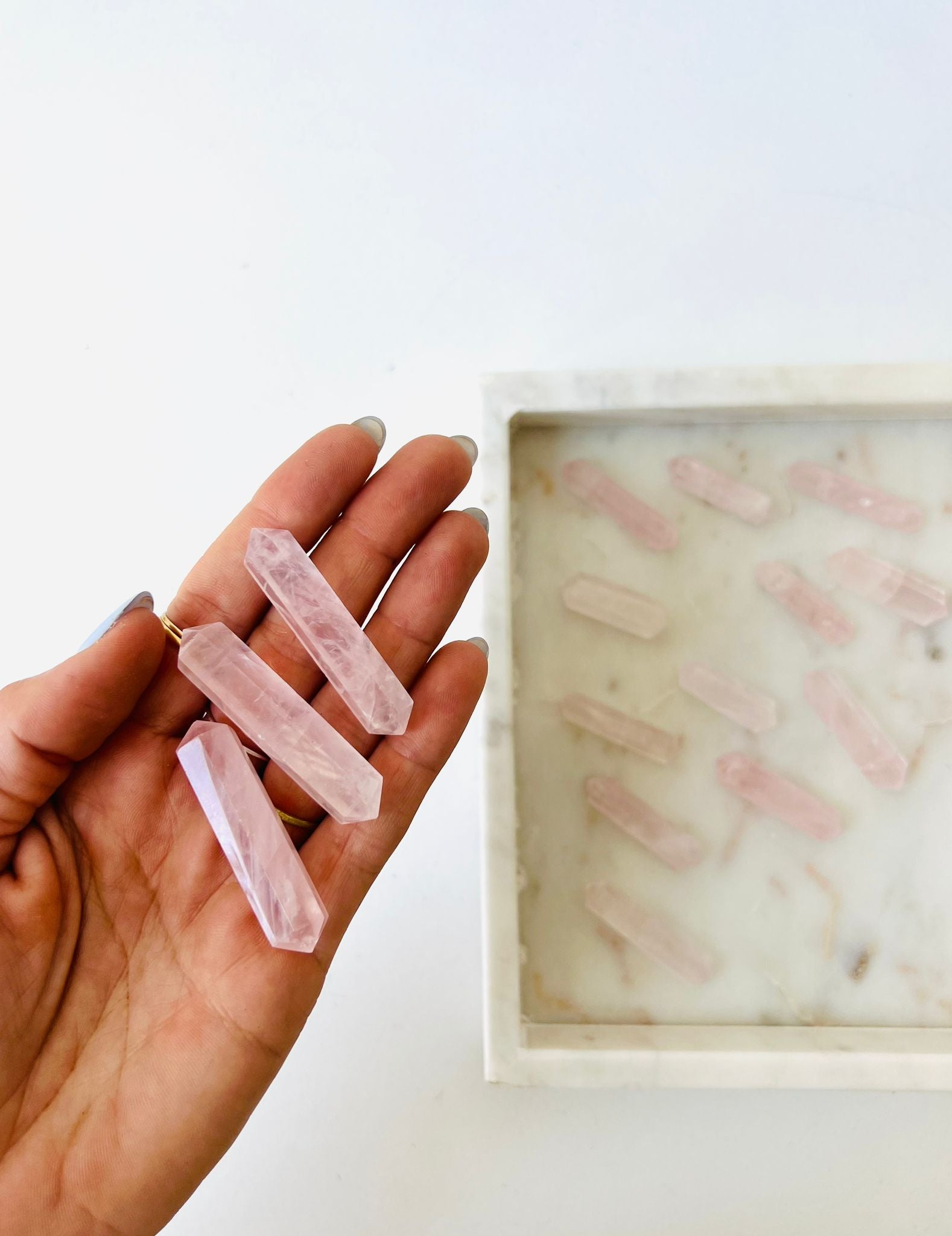 Rose Quartz Small Points