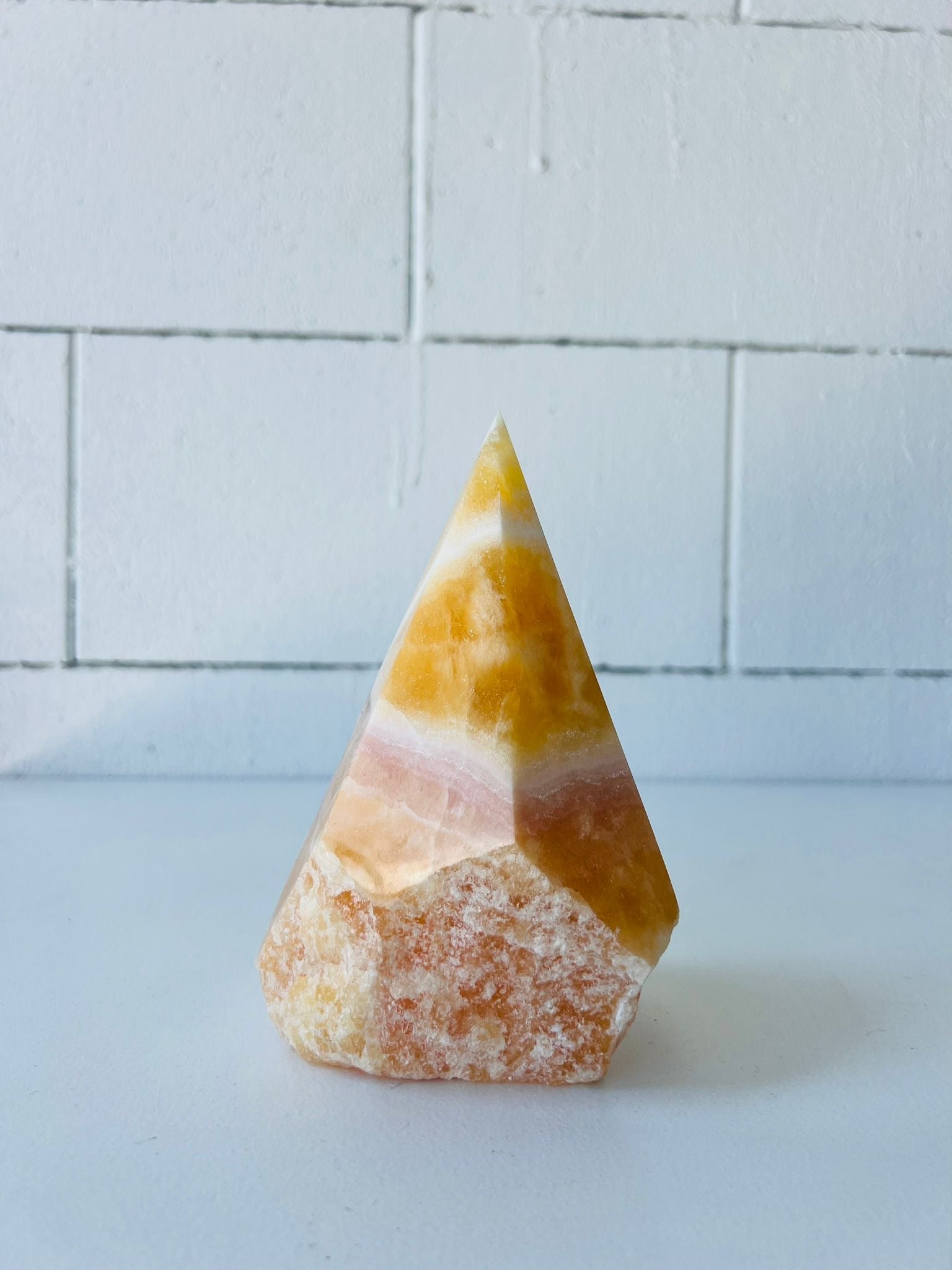 Orange Calcite Point