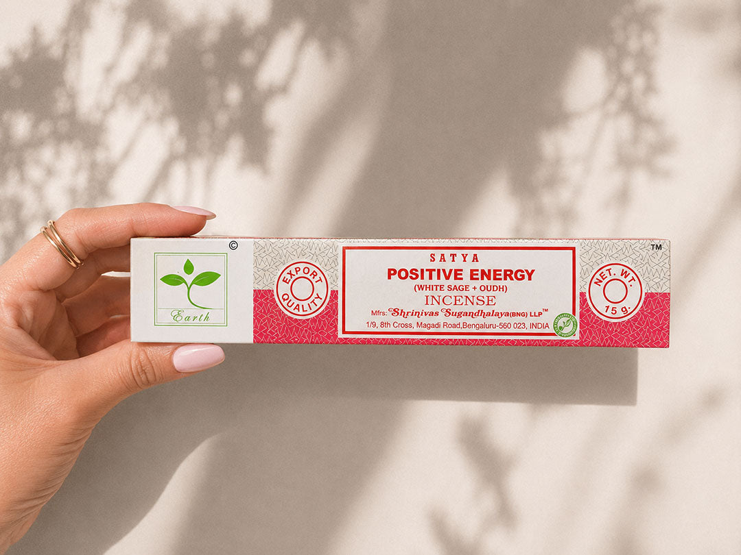 Satya Positive Energy Incense Sticks – White Sage & Oudh