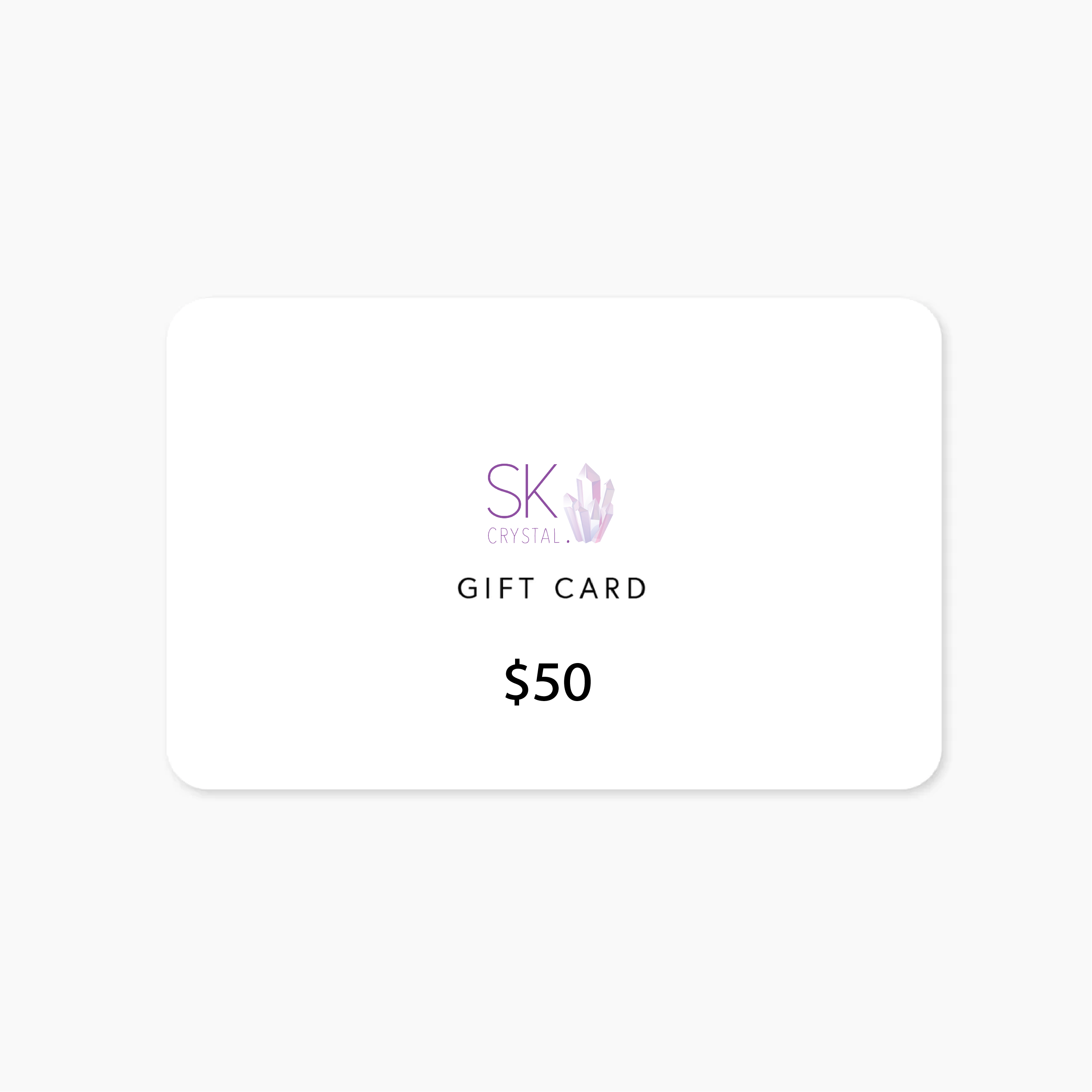 SK Crystal Gift Card