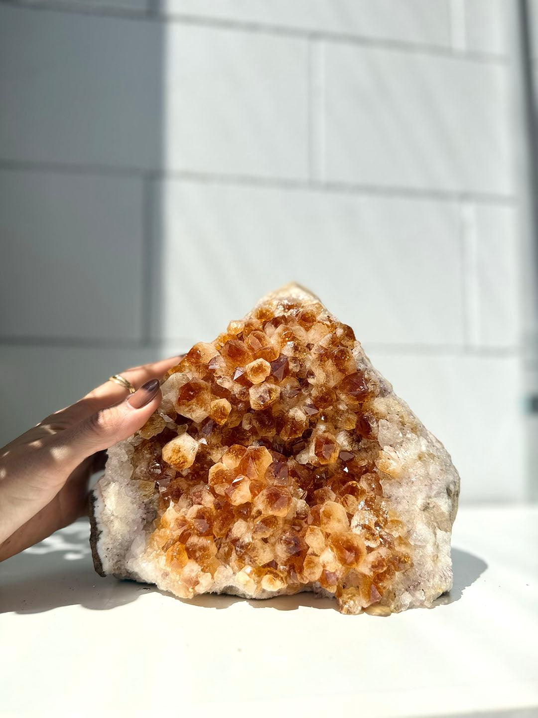 Large Citrine Cluster