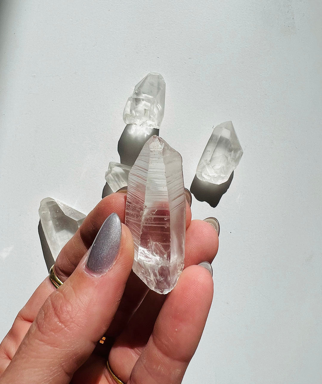 Natural Lemurian Quartz Points