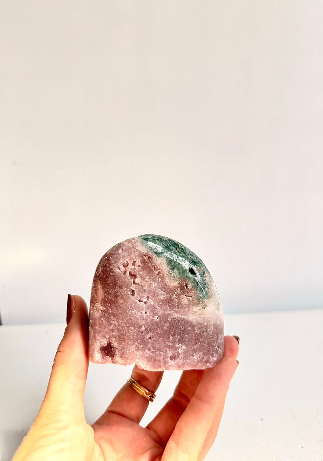 Pink with Purple Amethyst Freeform