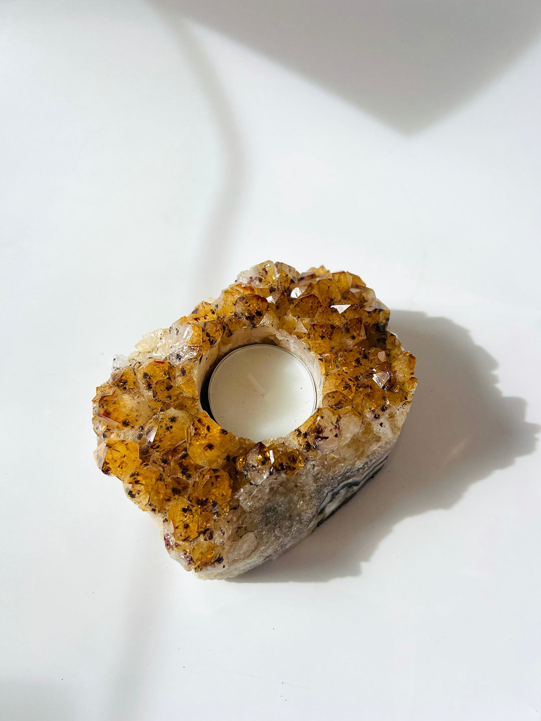 Citrine Candle Holder
