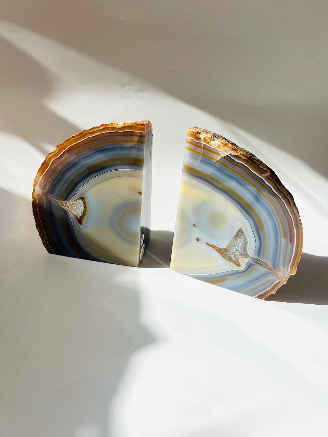 Agate Bookends