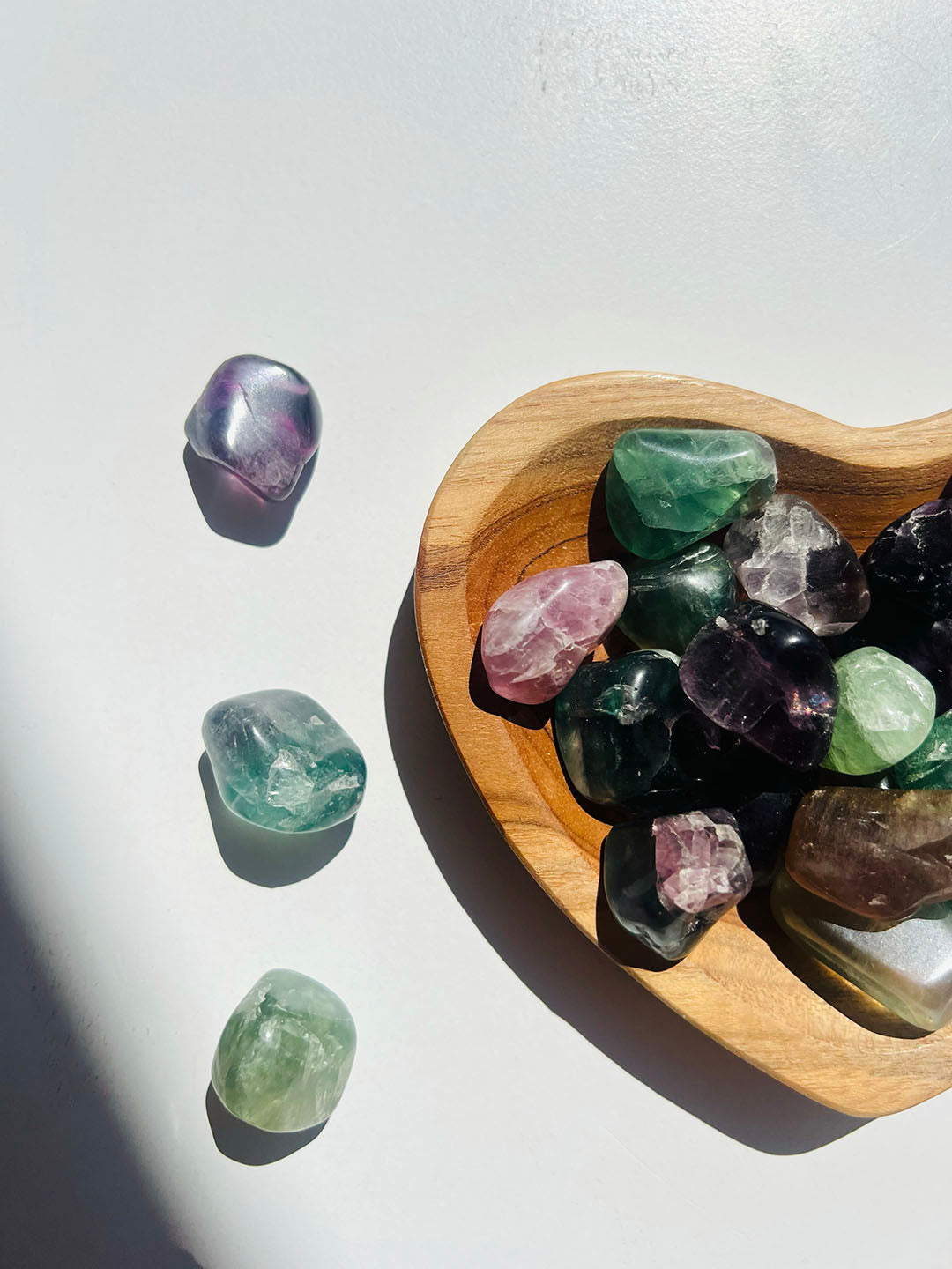 Fluorite Tumble - Discernment/Learning/Concentration