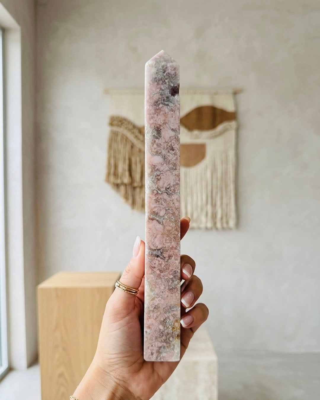 Large Pink Amethyst Point COD07