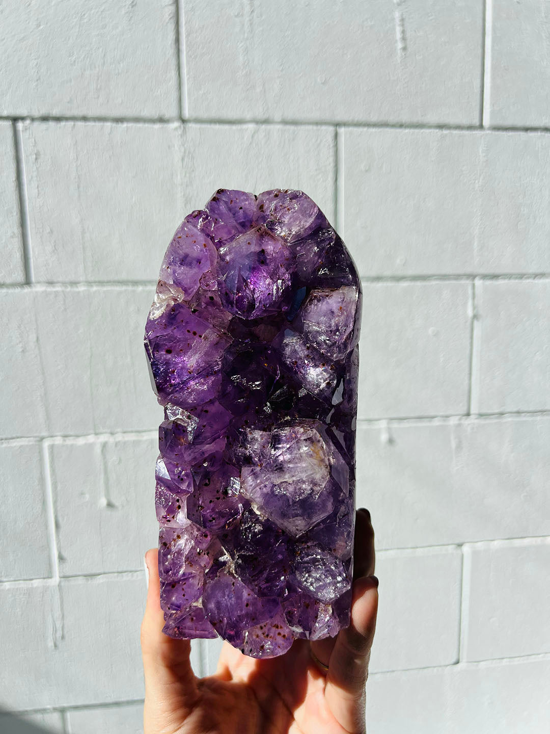 Polished Amethyst Cluster