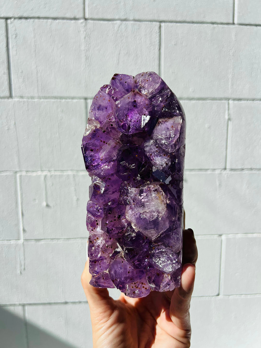 Polished Amethyst Cluster
