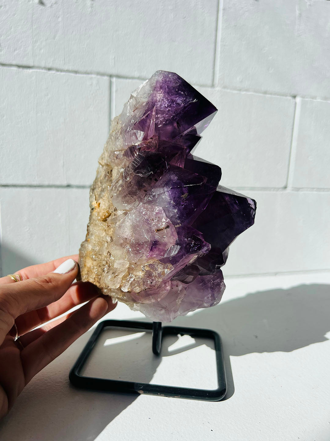 Amethyst Cluster on Stand