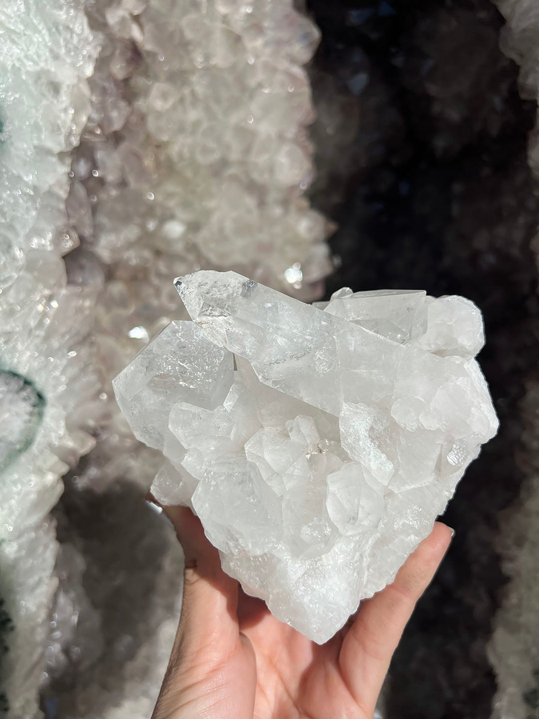 Clear Quartz on Stand