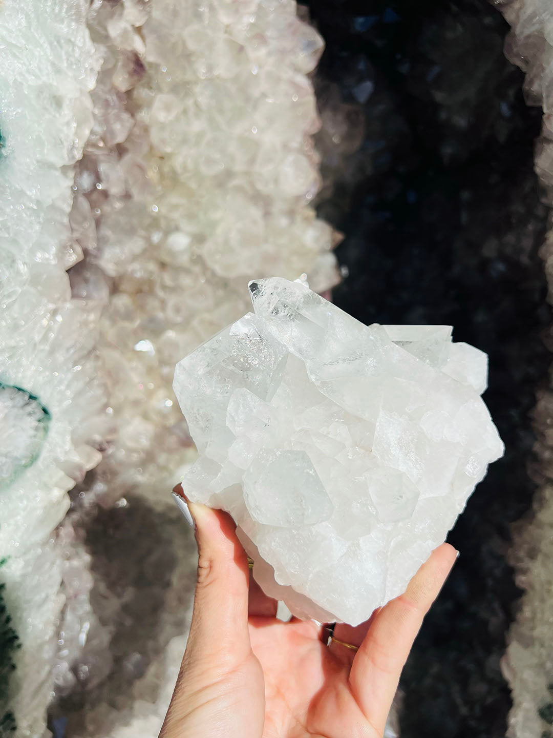 Clear Quartz on Stand
