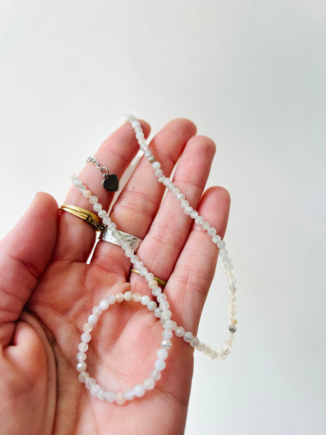 Faceted Clear Quartz Choker