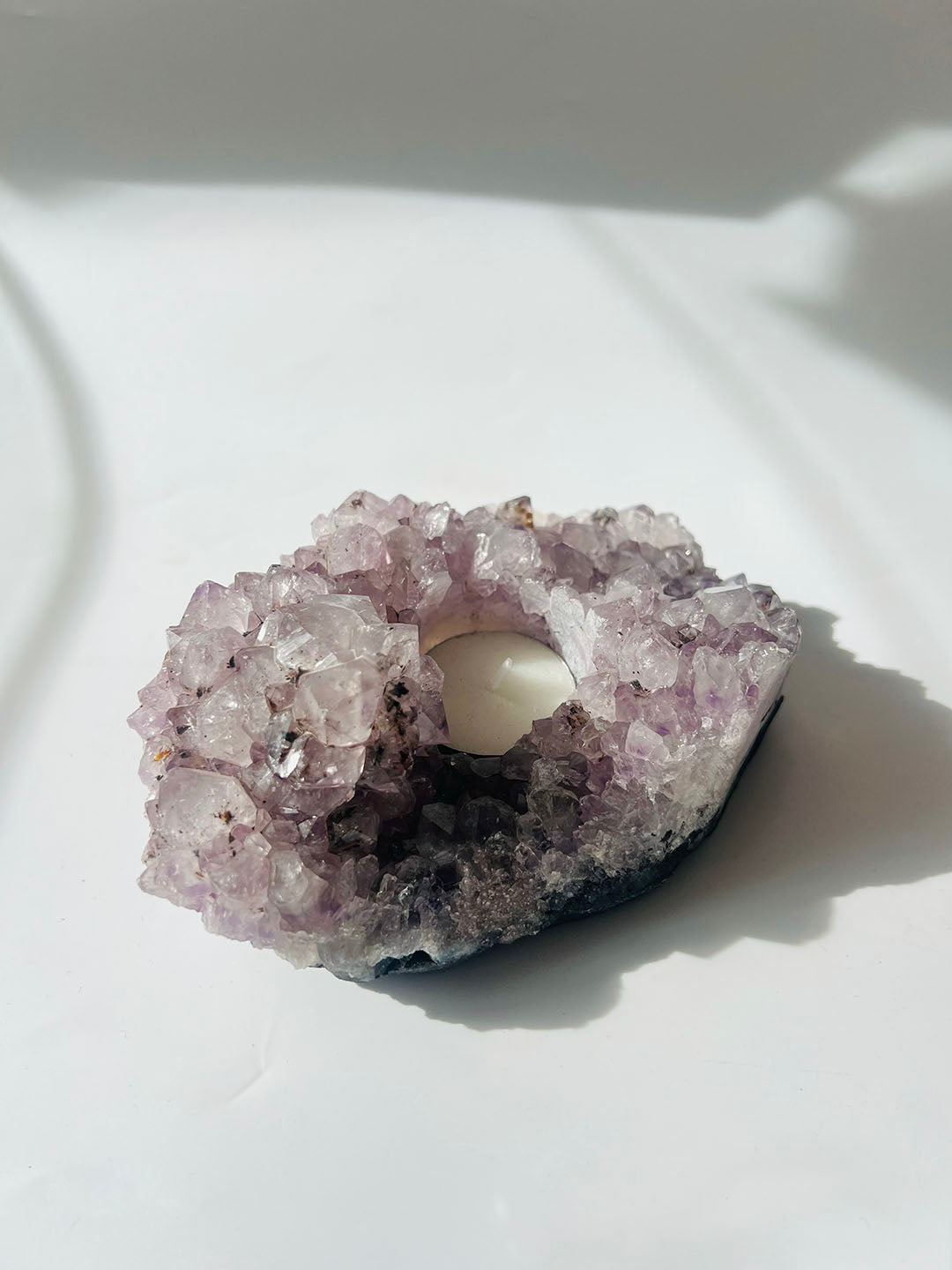 Amethyst Candle Holder