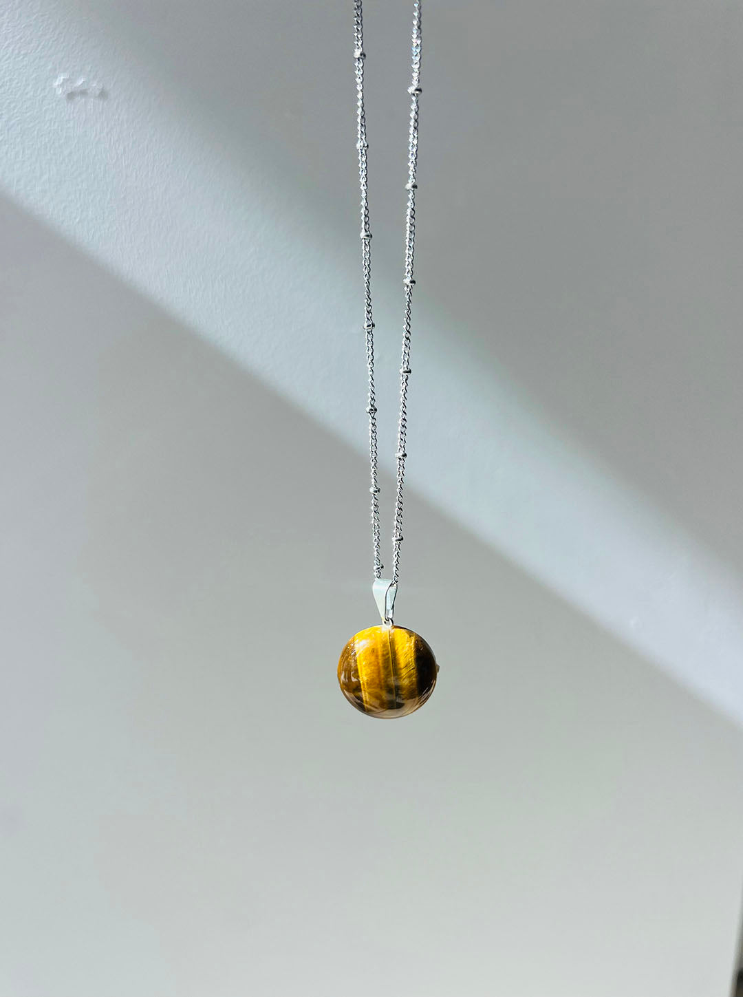 Tiger's Eye Necklace - Strength and Good Luck