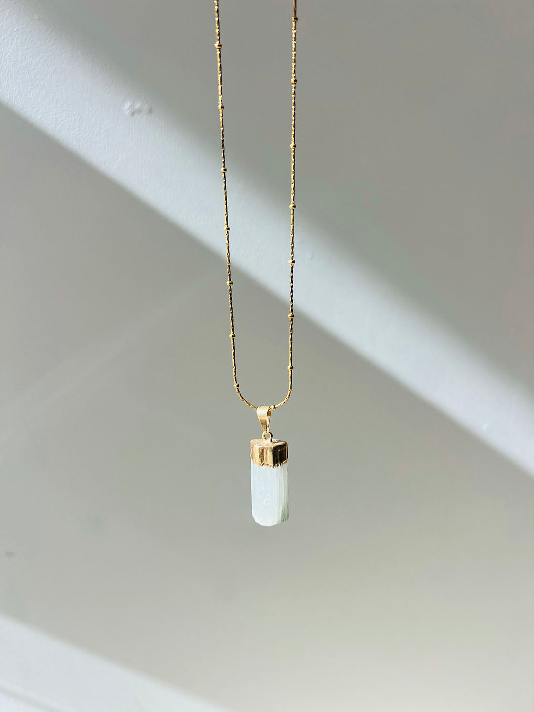Selenite Necklace – Clarity & Cleansing