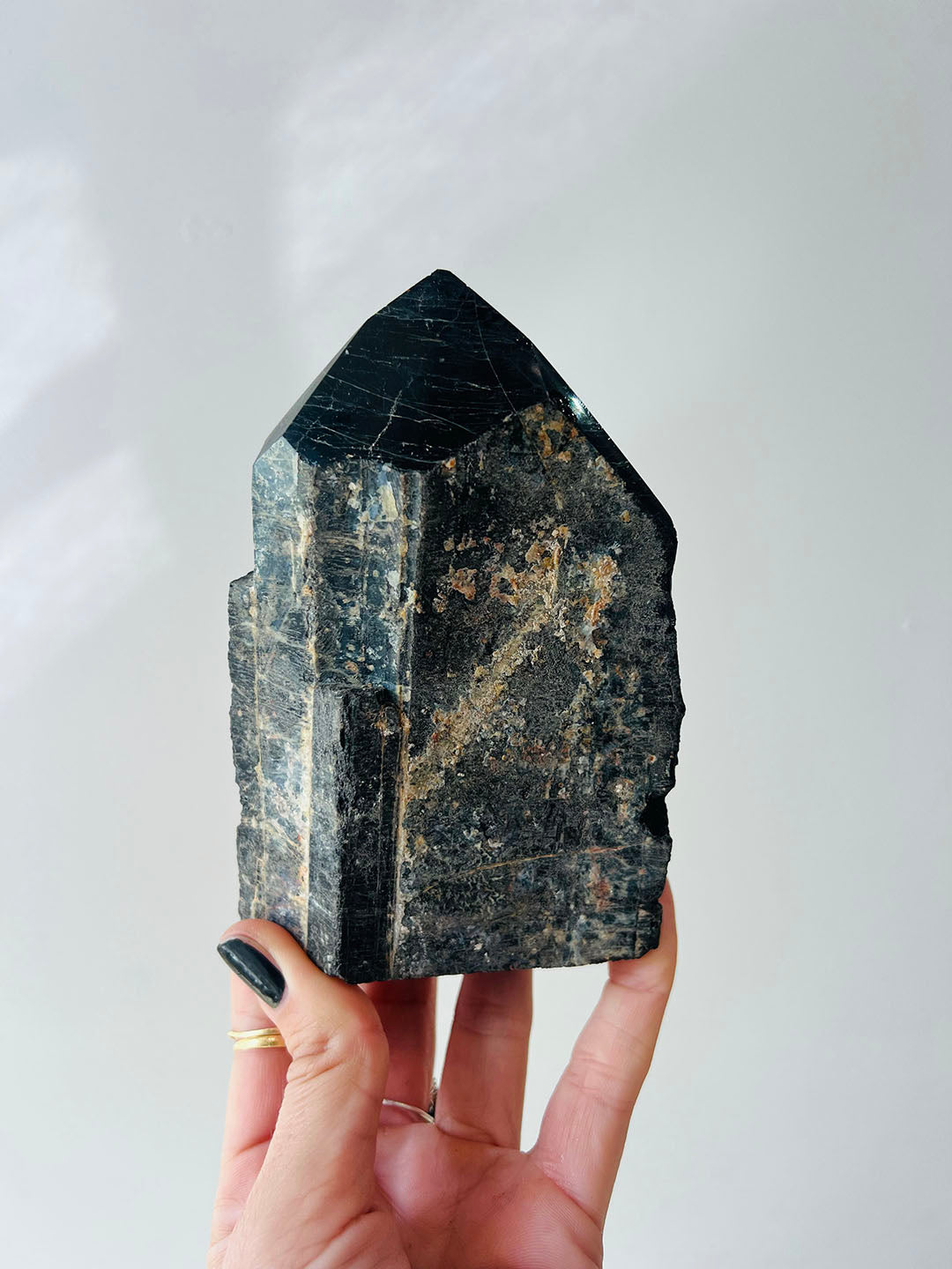 Black Tourmaline Point