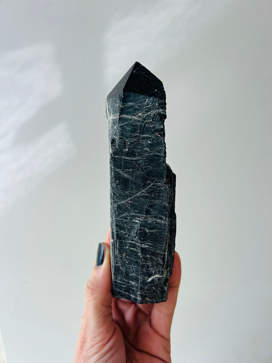 Black Tourmaline Point