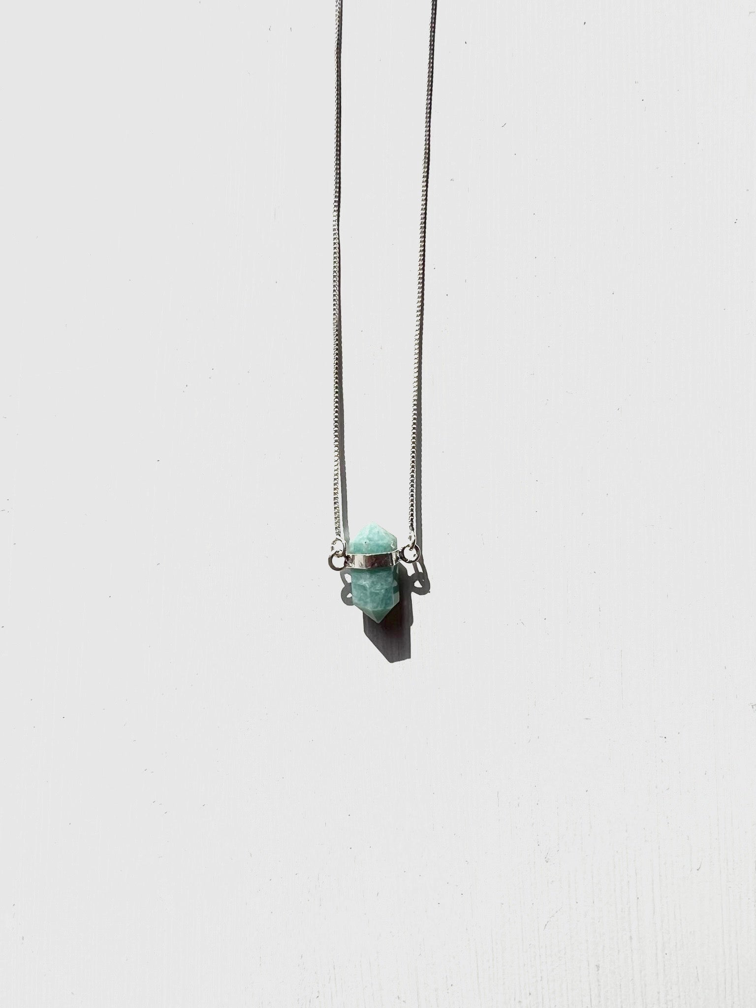 Amazonite Point Necklace