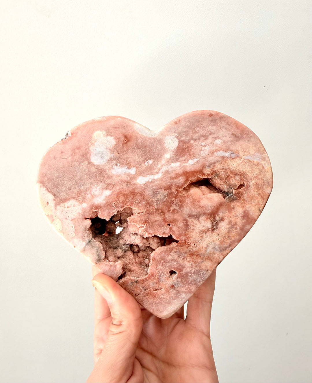 Pink Amethyst Heart