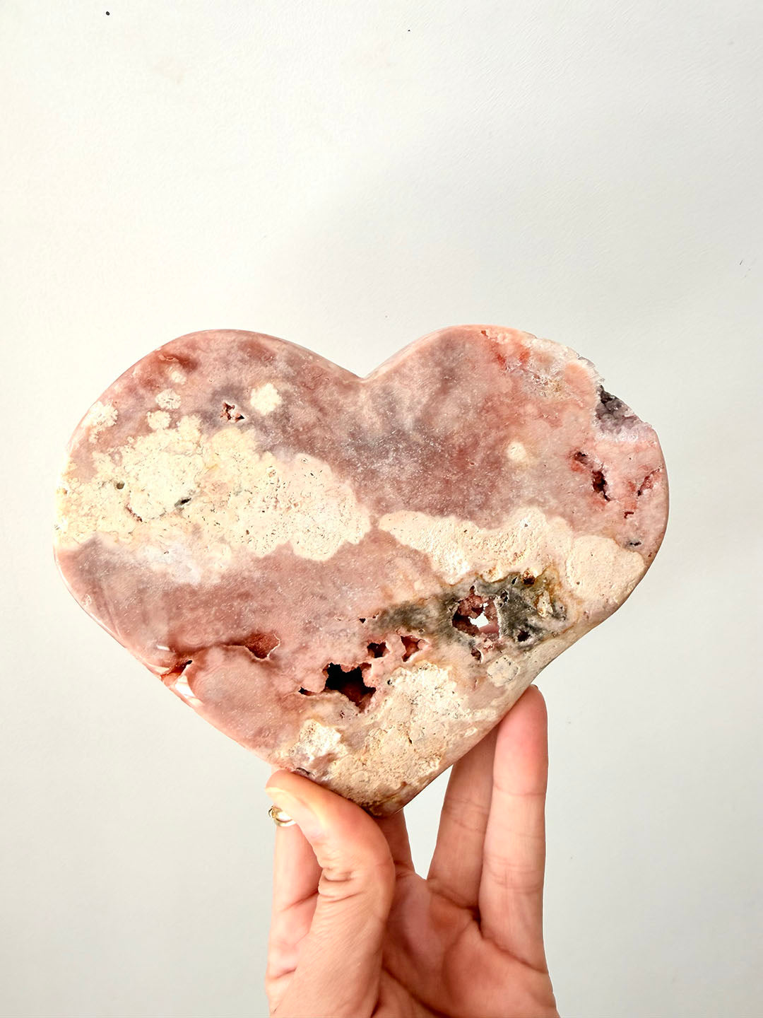 Pink Amethyst Heart