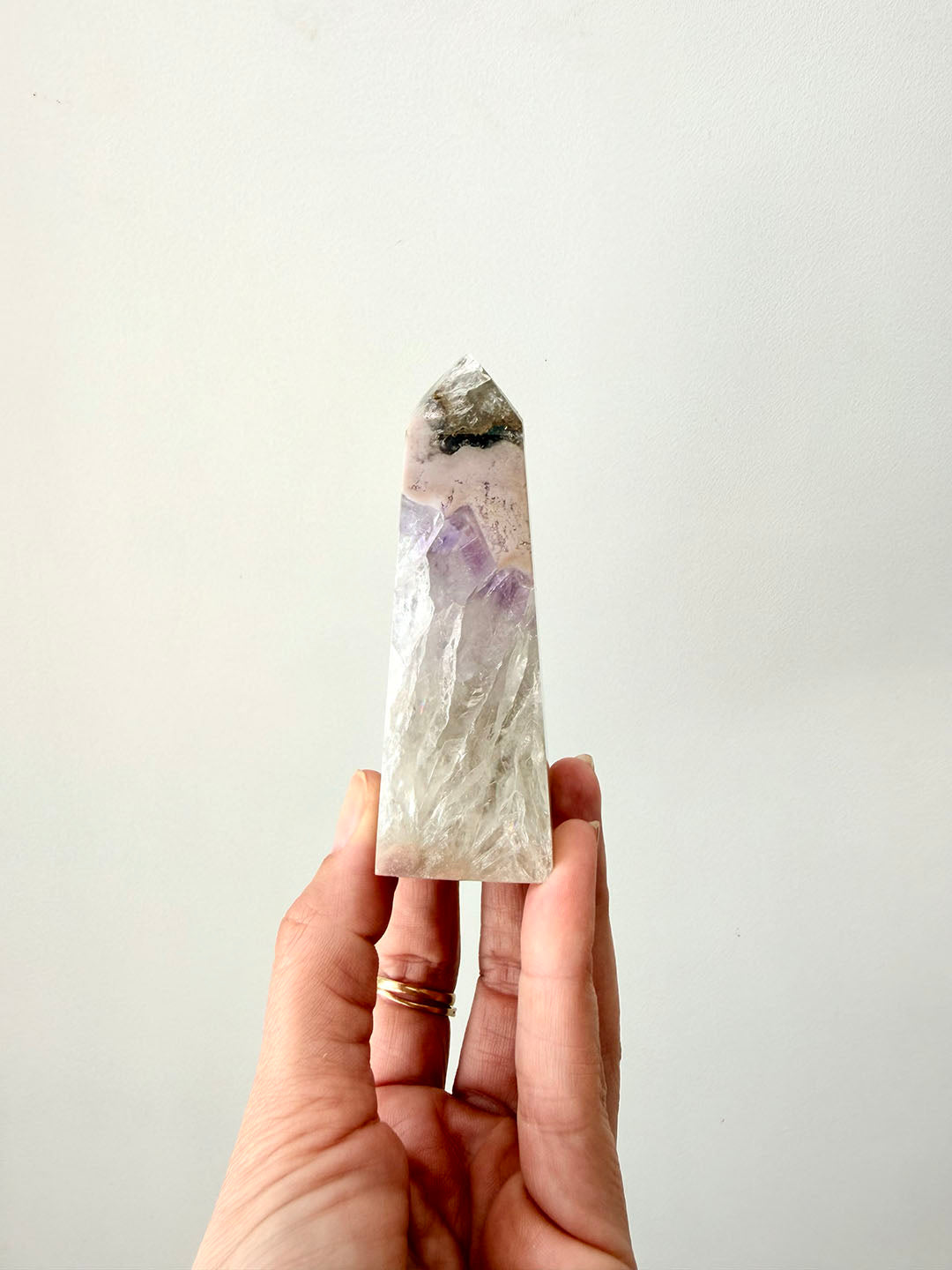 Pink with Purple Amethyst