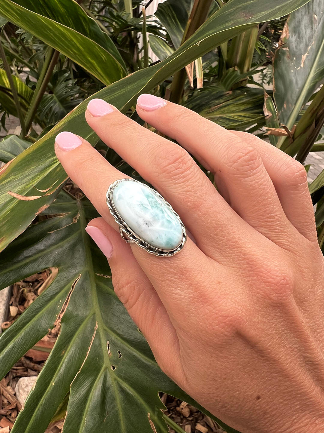 Larimar Ring