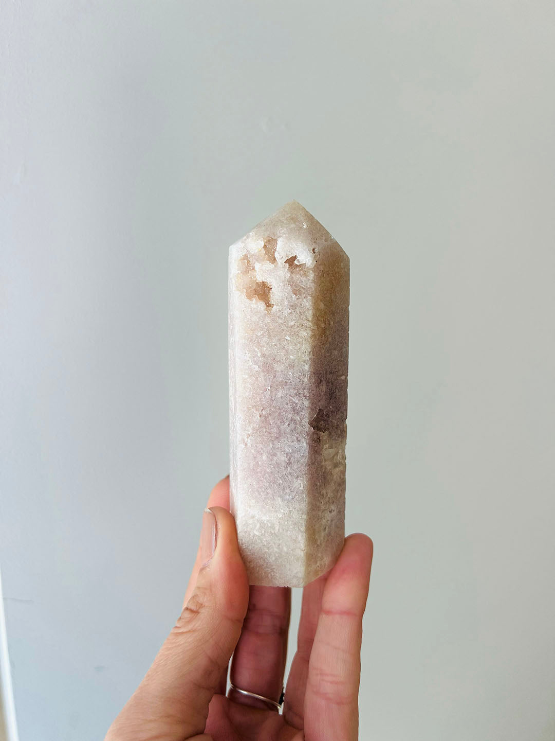 Pink Amethyst Point