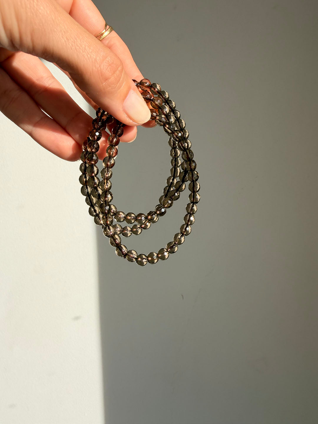 Smoky Quartz Bracelet for releasing negative energy & stress