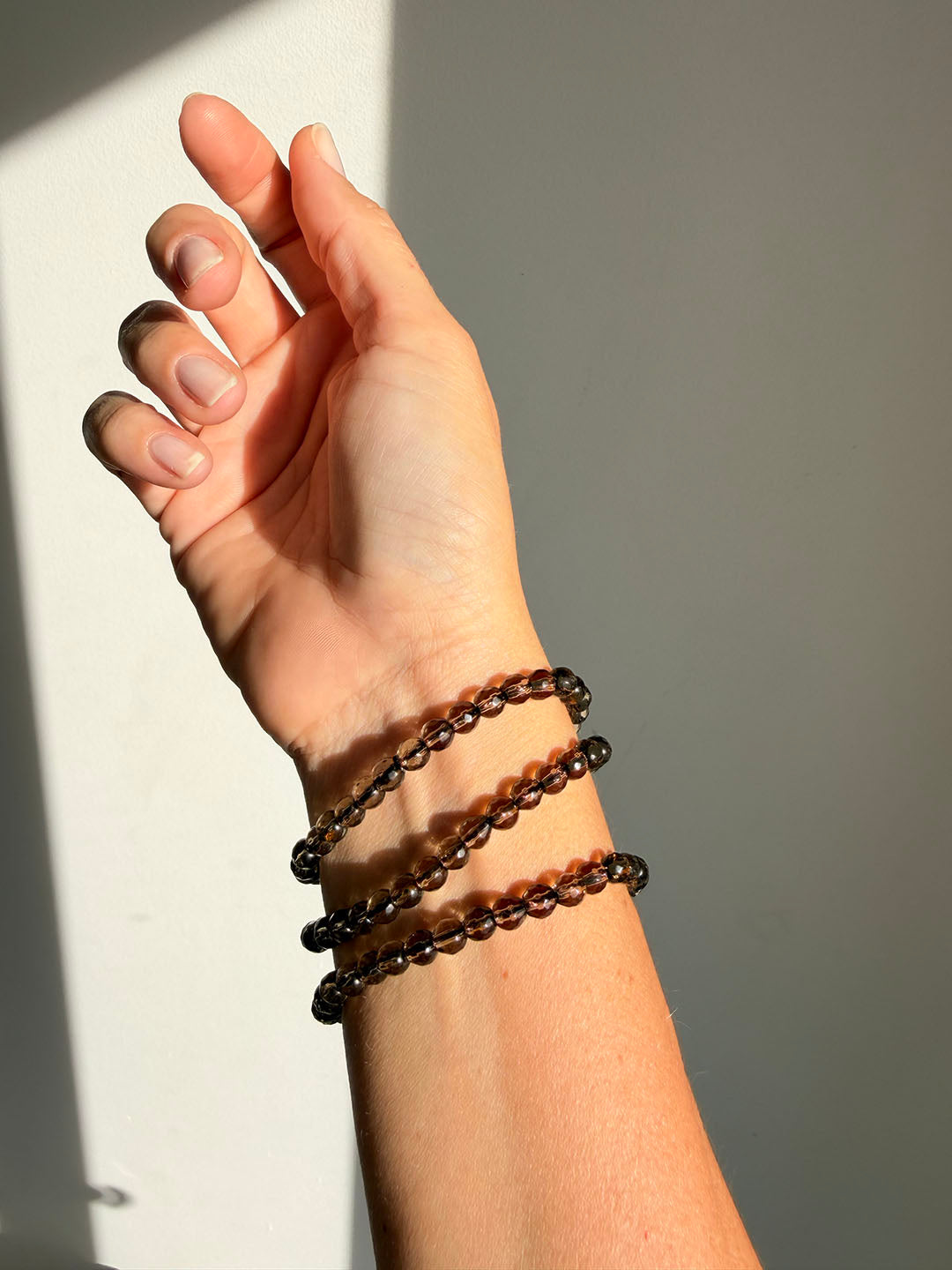 Smoky Quartz Bracelet for releasing negative energy & stress