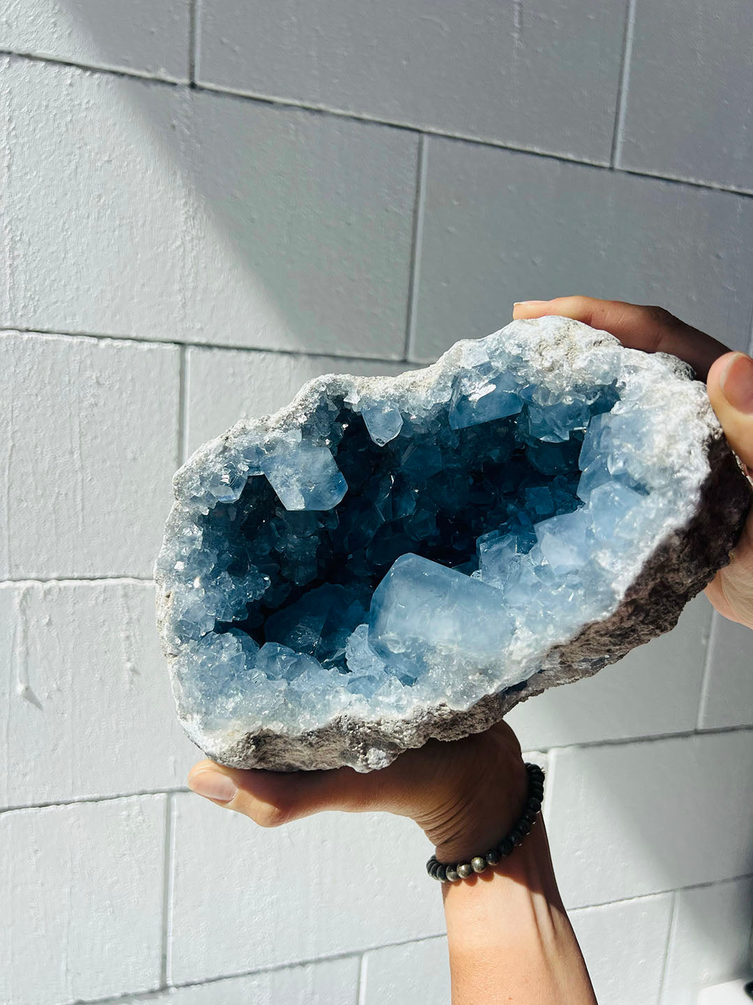 Large Celestite Geode