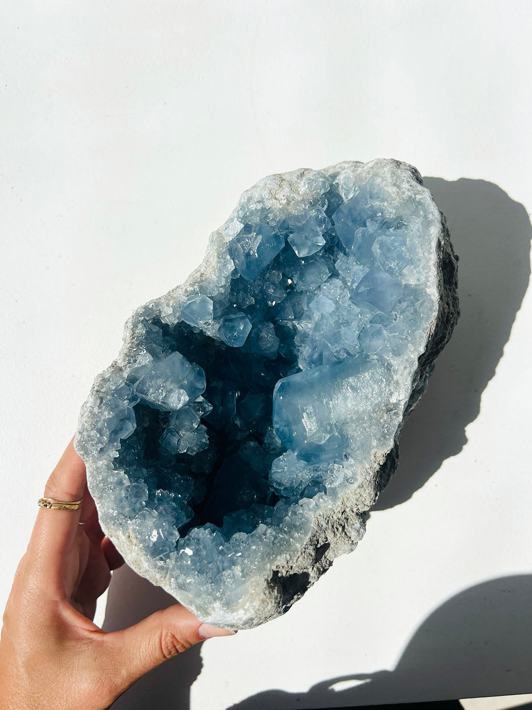 Large Celestite Geode