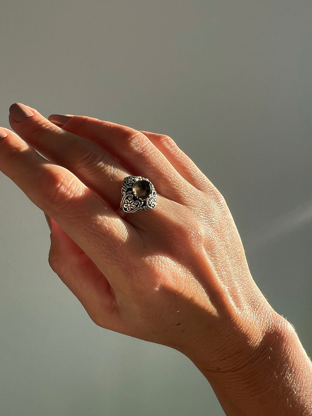 Smoky Quartz Ring – Energy of Protection & Grounding