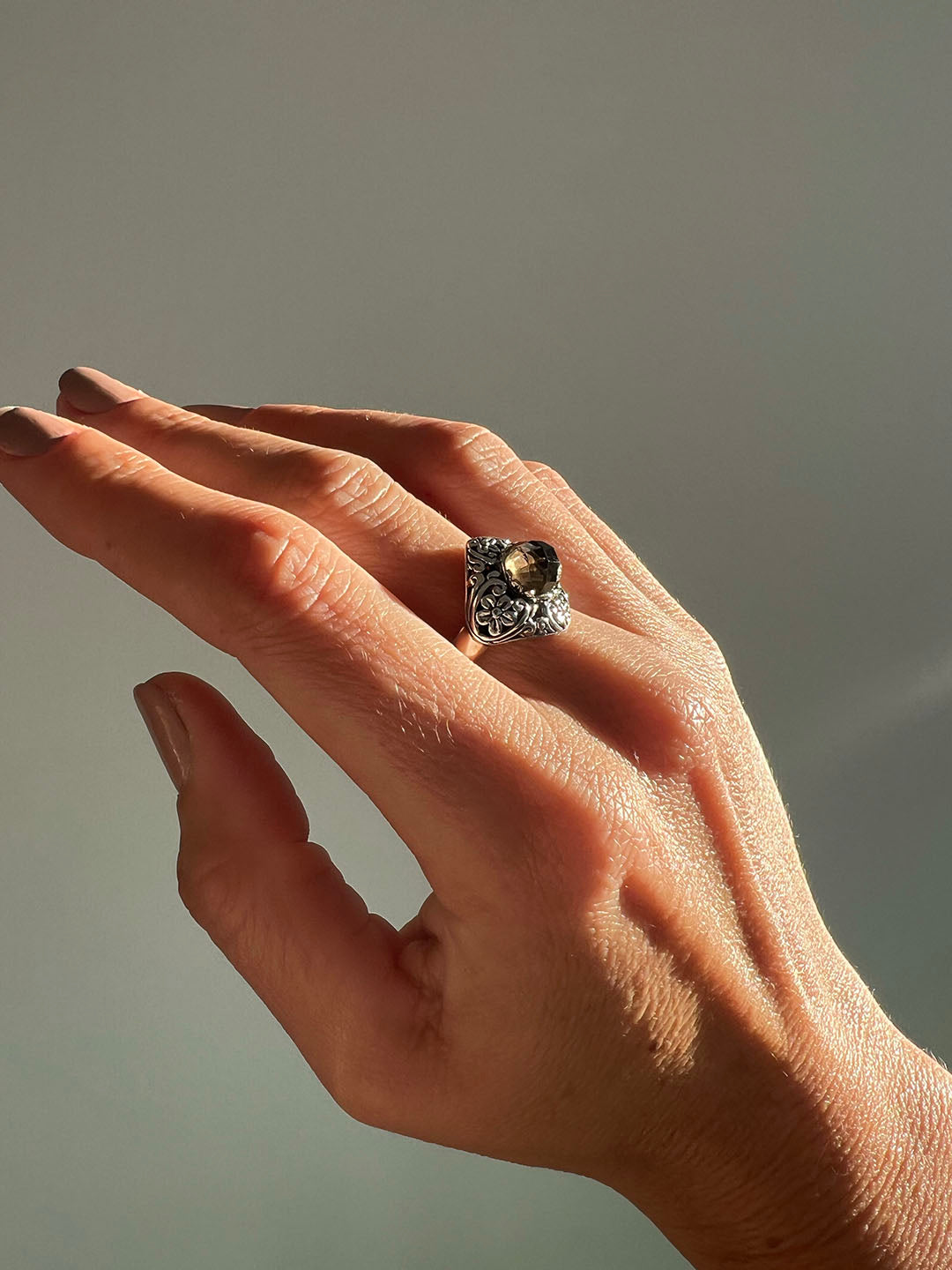 Smoky Quartz Ring – Energy of Protection & Grounding