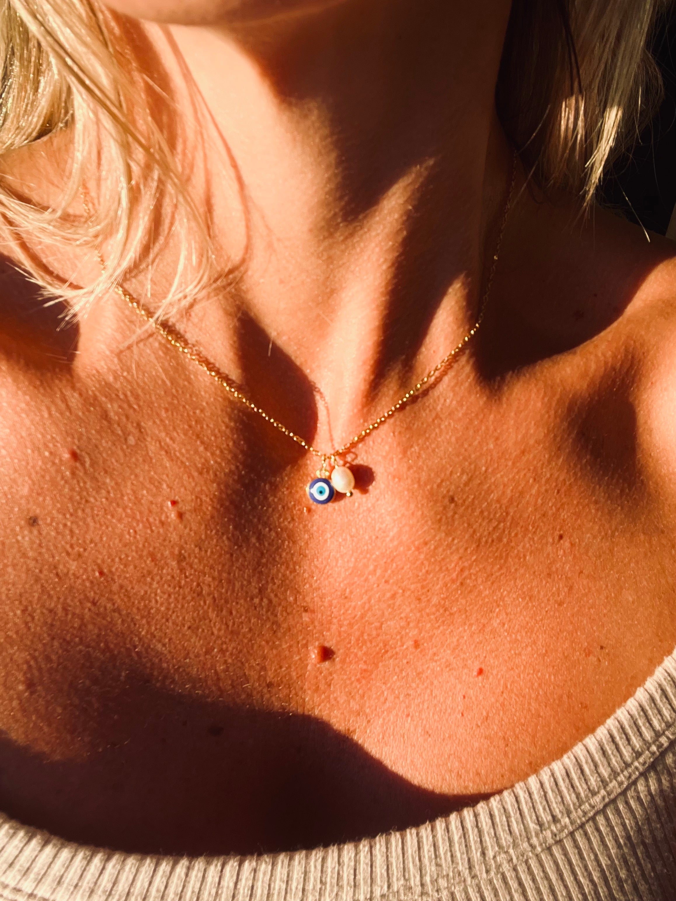 Pearl Aura Protection Necklace