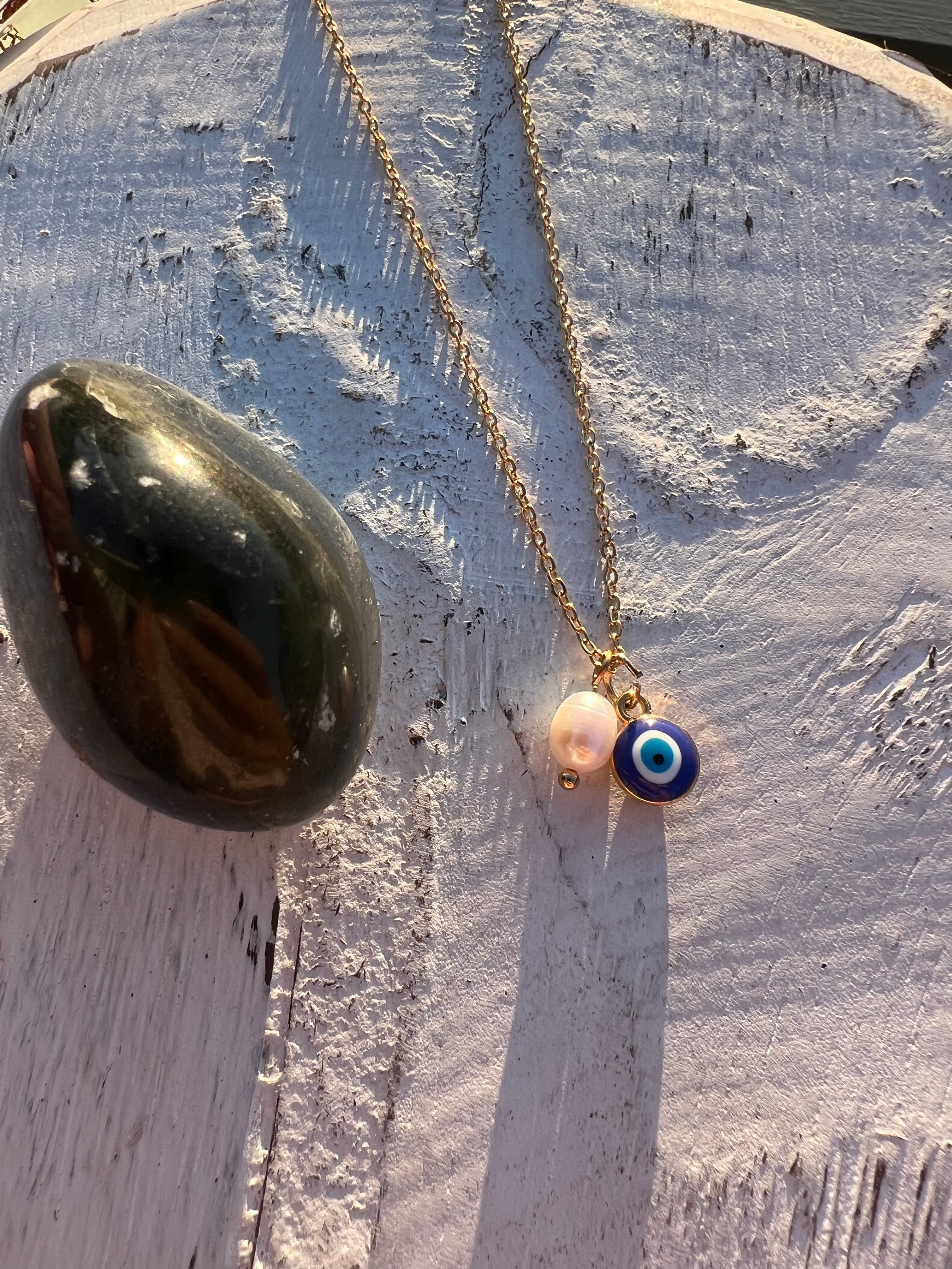 Pearl Aura Protection Necklace