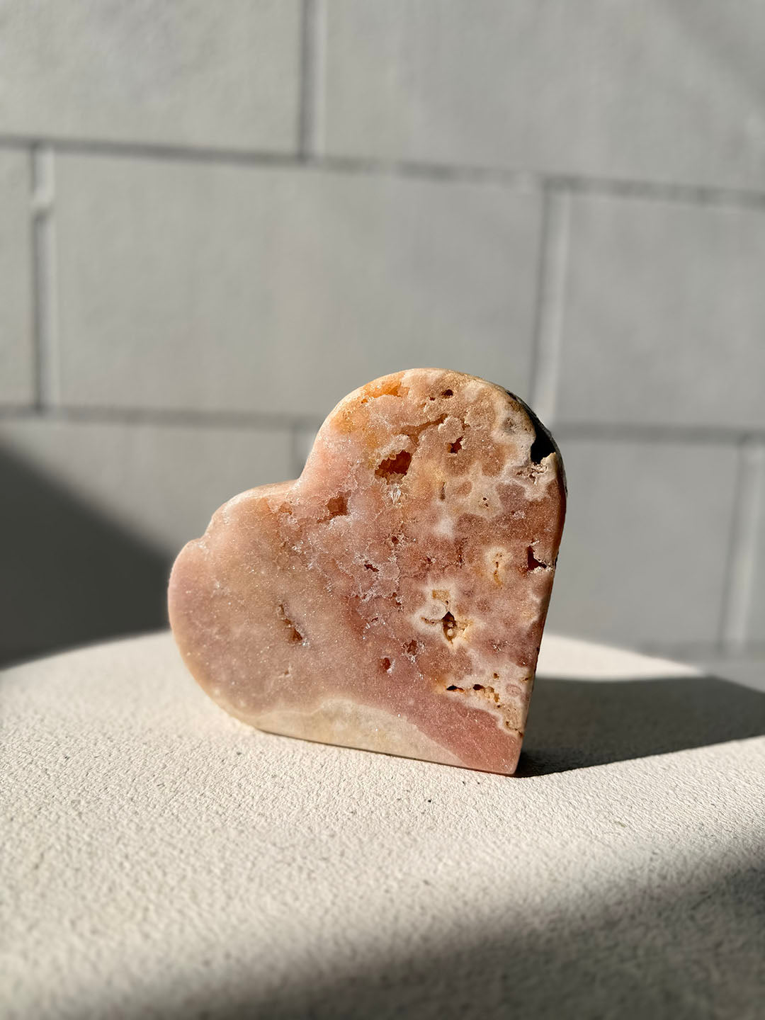 Pink Amethyst Heart