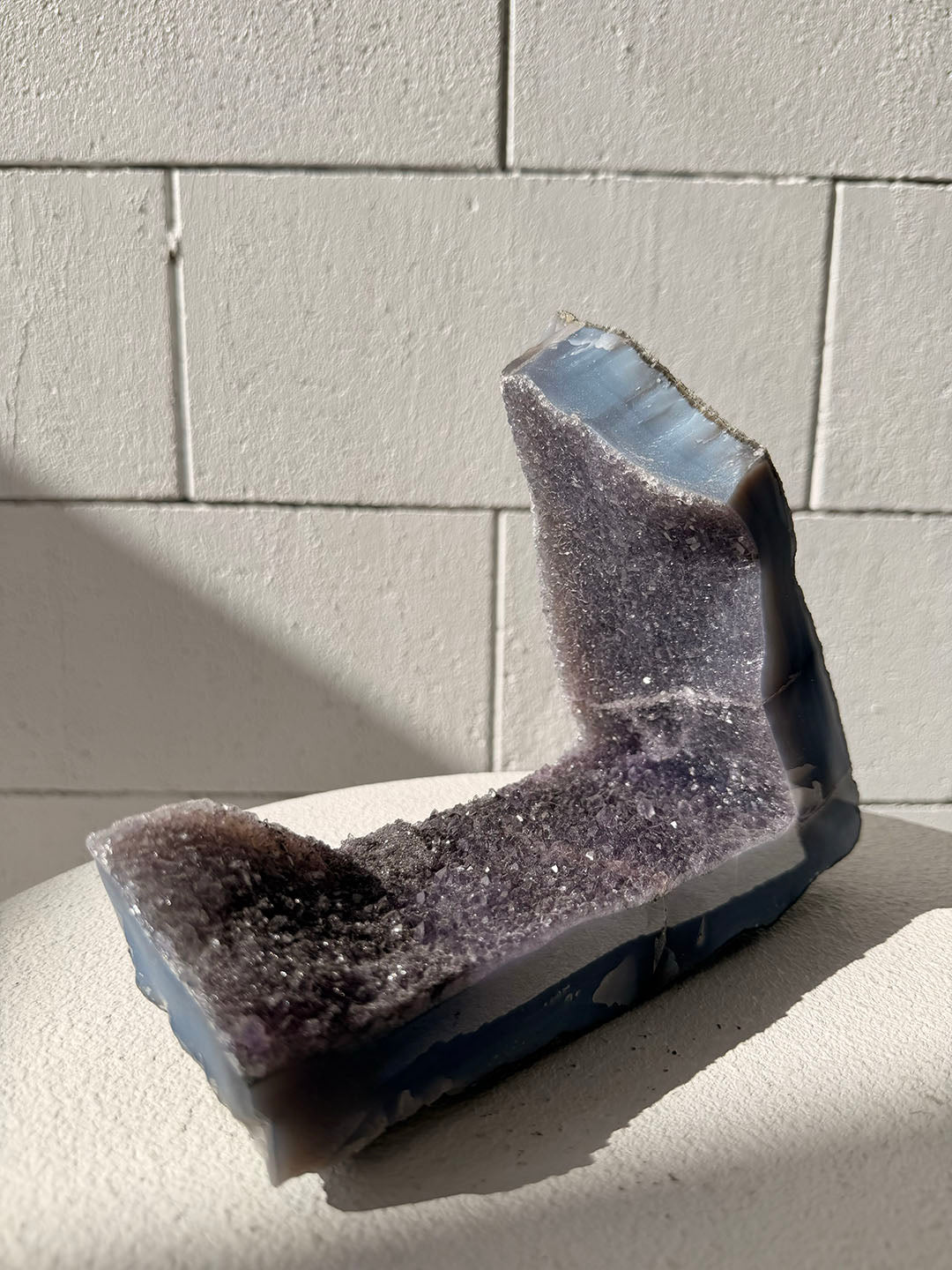 Agate with Amethyst