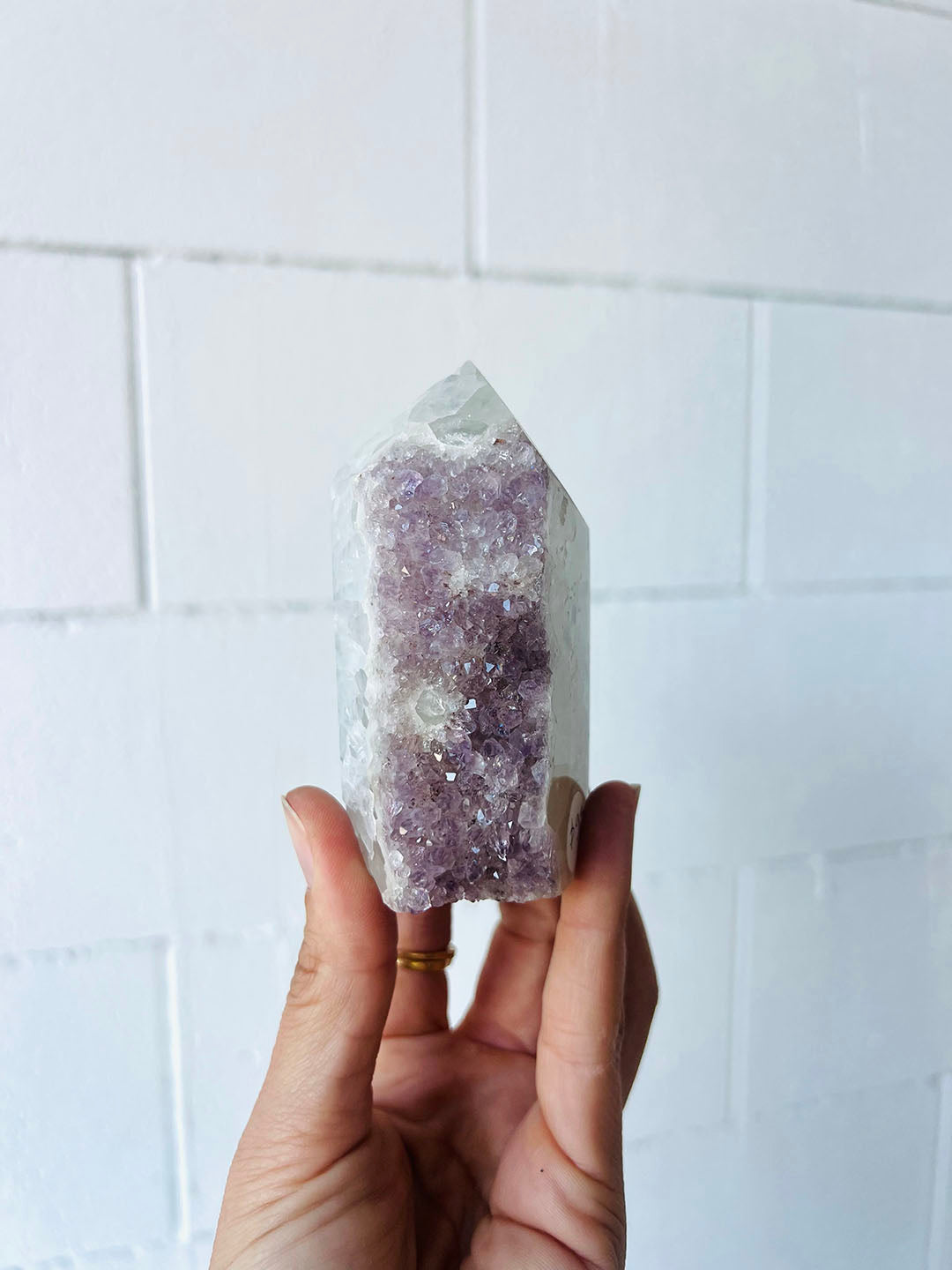 Amethyst with Agate Point COD02