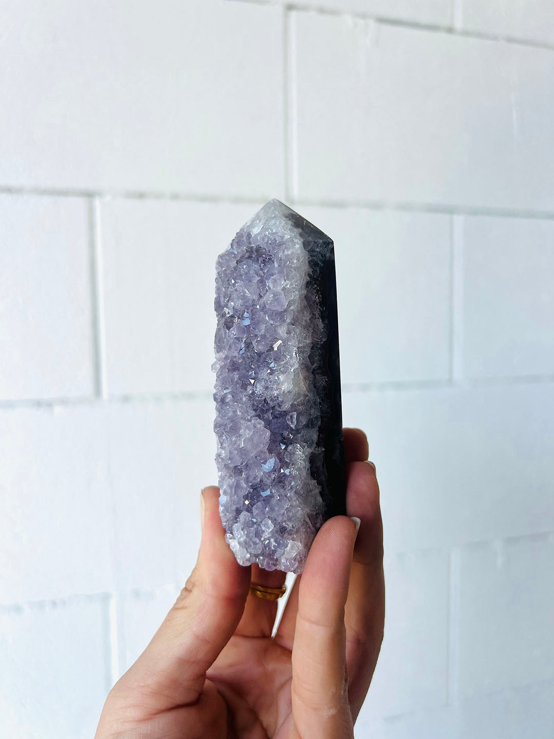 Amethyst with Agate Point COD03