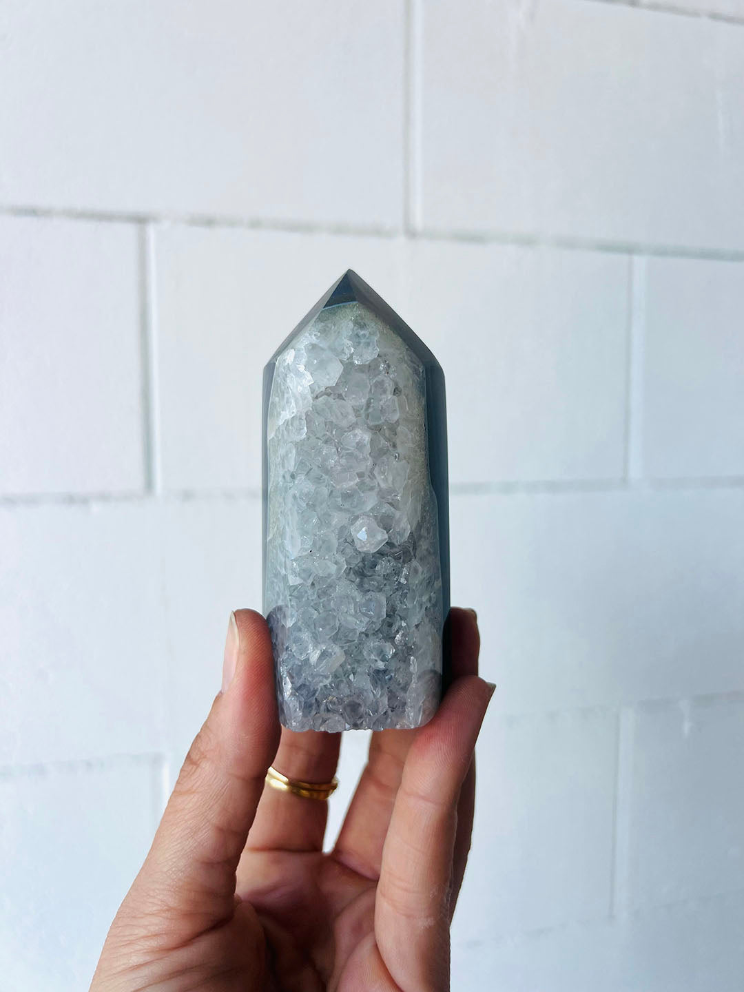 Amethyst with Agate Point COD04